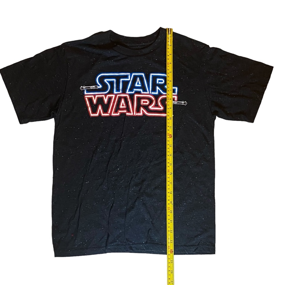 Star Wars‎ Youth Boys Classic Logo Black Shirt Size Is Youth 2XL 18 - Picture 3 of 5